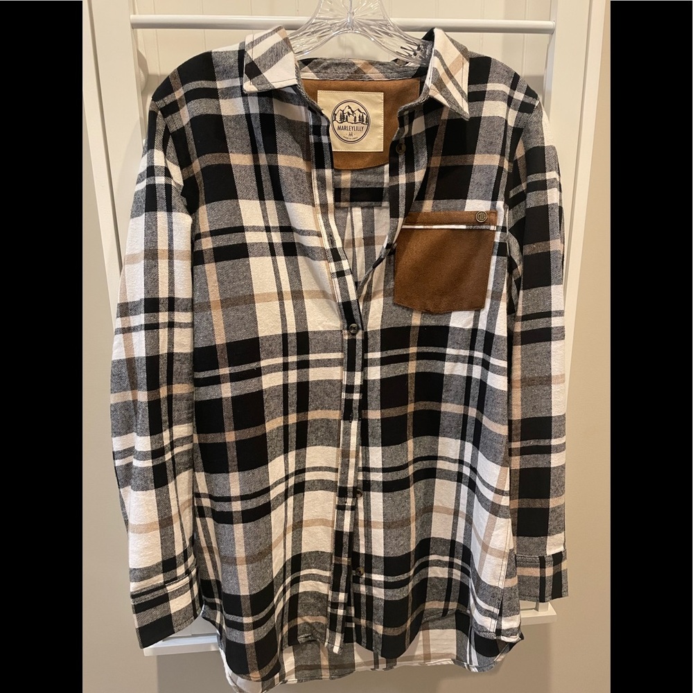 Marleylilly plaid tunic